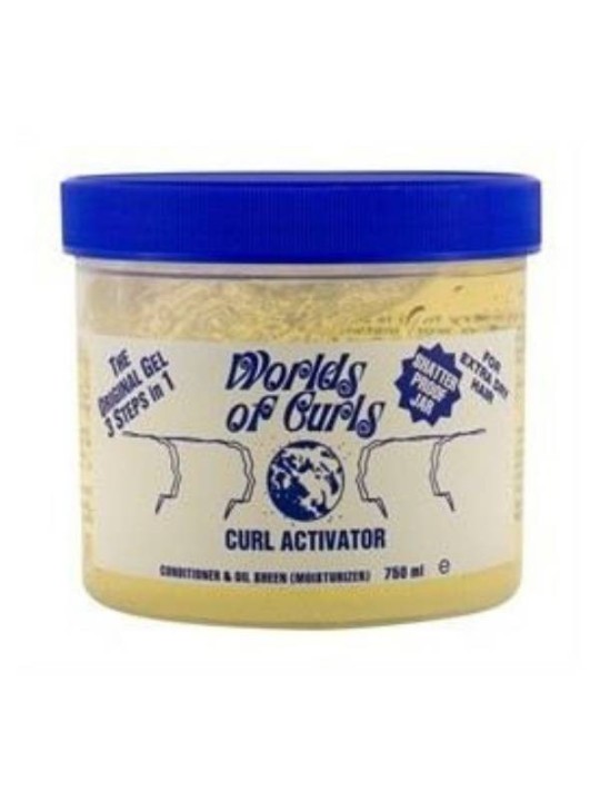 World of curl ativator gel normal 750 ml.