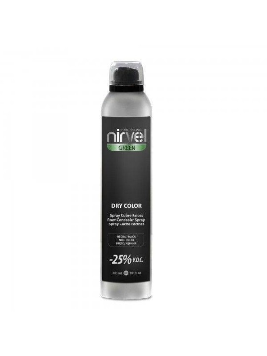 Dry color spray cubre raíces negro Nirvel