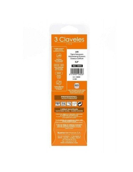 Tijera corte Air 5.5" 3 Claveles