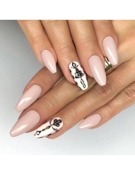 Esmalte Semilac 208 Business Line Mild Beige 7 ml.