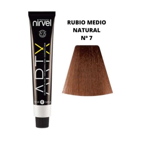 Tinte Nirvel ArtX Rubio Medio Natural Nº 7 100 ml.