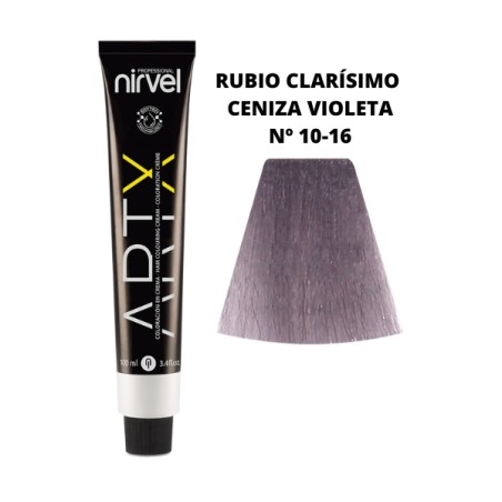 Tinte Nirvel artX rubio clarísimo ceniza violeta nº 10-16