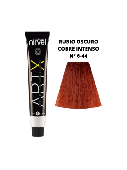 Tinte Nirvel artX rubio oscuro cobre intenso nº 6-44