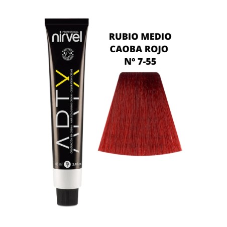 Tinte Nirvel artX rubio medio caoba rojizo nº 7-55