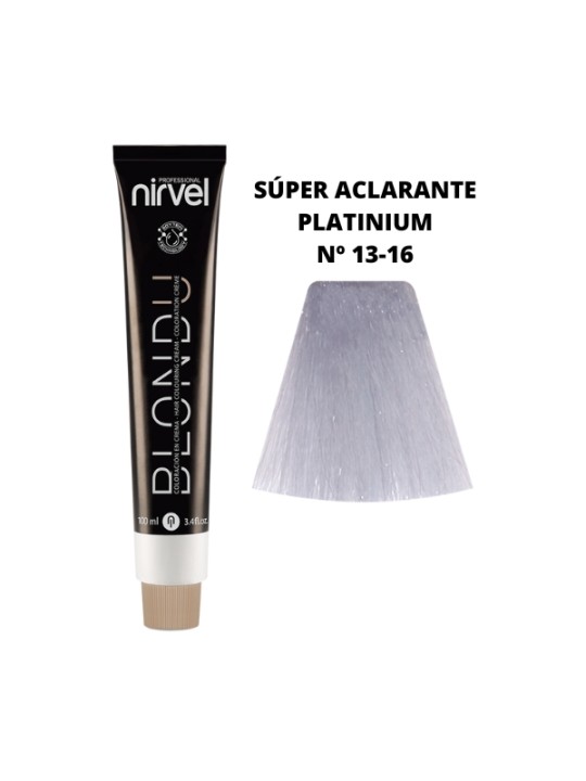 Tinte Nirvel Blond U Nº 13-16 Superaclarante Platinium 100 ml.