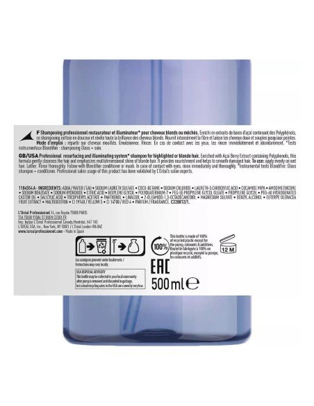 Champú Blondifier Gloss Serie Expert 500 ml. L'Oréal