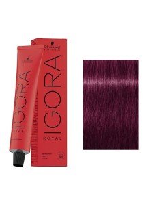 Tinte Igora Royal Schwarzkopf 9-98 Rubio Muy Claro Violeta Rojo 60 ml.
