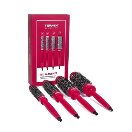 Pack 4 Cepillos Termix Profesional Red Magenta