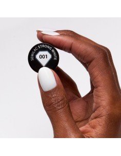 Esmalte Semilac 001 Strong White 7 ml. 2