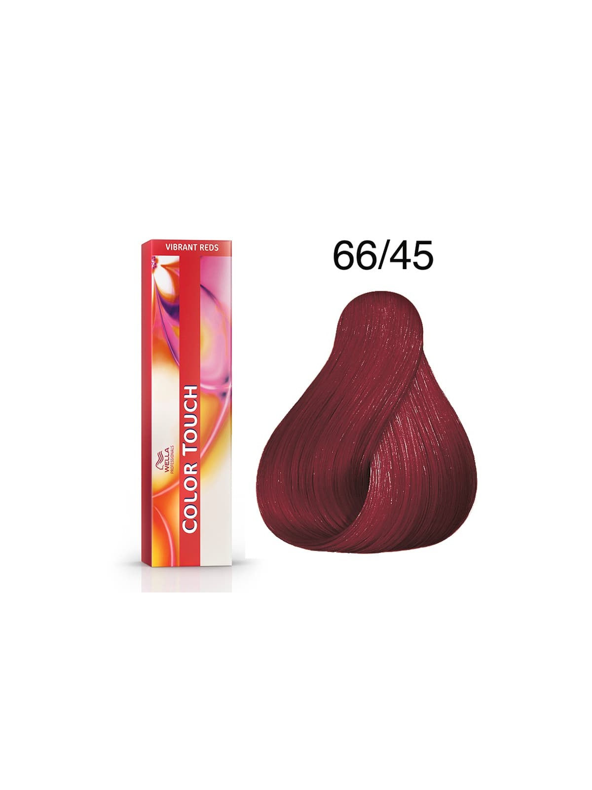 Tinte Wella Color Touch Vibrant Reds 66/45 Rubio Oscuro Intenso Cobrizo Caoba 60 ml.