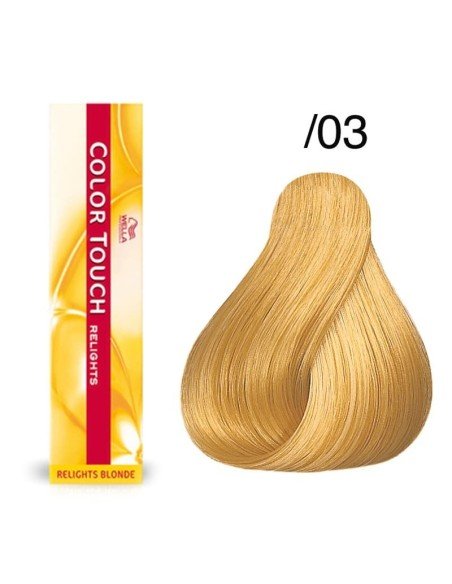 Tinte Wella Color Touch Relights /03 Natural Dorado 60 ml.