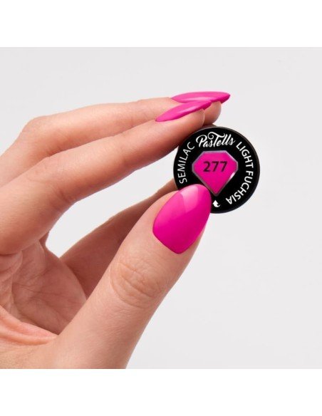 Esmalte Semilac 277 PasTells Light Fuchsia 7 ml.