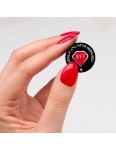 Esmalte Semilac 317 Neon Red 7 ml. 2