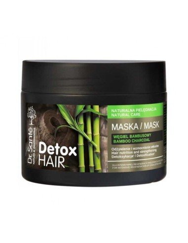Mascarilla Carbón de Bambú Detox Hair 300 ml. Dr. Santé