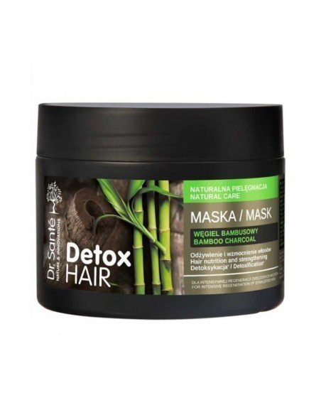 Mascarilla Carbón de Bambú Detox Hair 300 ml. Dr. Santé