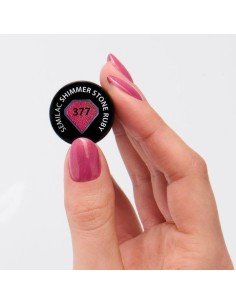 Esmalte Semilac 377 Shimmer Stone Ruby 7 ml. 2