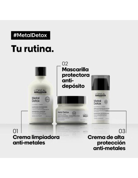 Mascarilla Protectora Anti-Metales Metal Detox L'Oréal 250 ml.
