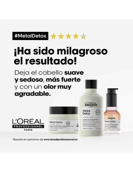 Mascarilla Protectora Anti-Metales Metal Detox L'Oréal 250 ml.
