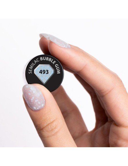 Esmalte Semilac 493 Bubble Gum 7 ml.
