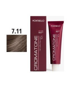 Montibello Cromatone Nº 7.11 Rubio Medio Ceniza Intenso – Tinte Permanente En Crema 60 Ml