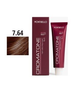 Montibello Cromatone Nº 7.64 Rubio Medio Marrón Cobrizo – Tinte Permanente En Crema 60 Ml