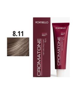 Montibello Cromatone Nº 8.11 Rubio Claro Ceniza Intenso – Tinte Permanente En Crema 60 Ml