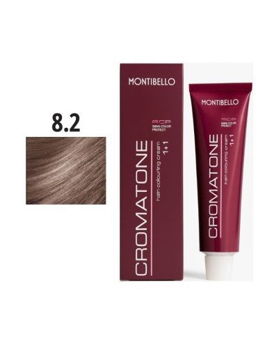 Montibello Cromatone Nº 8.2 Rubio Claro Irisado – Tinte Permanente En Crema 60 Ml