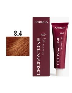 Montibello Cromatone Nº 8.4 Rubio Claro Cobrizo – Tinte Permanente En Crema 60 Ml