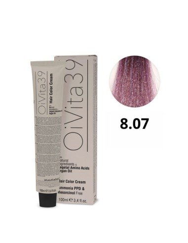 Oivita 39 Tinte Sin Amoniaco – Nº 807 Pastel Violeta – 100 Ml