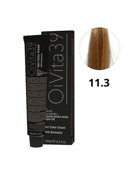 Oivita39 Nº 11.3 Rubio Ultra Platino Dorado – Tinte Profesional 100 Ml