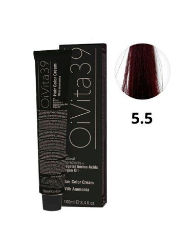 Oivita39 Nº 5.5 Castaño Claro Caoba – Tinte Profesional 100 Ml