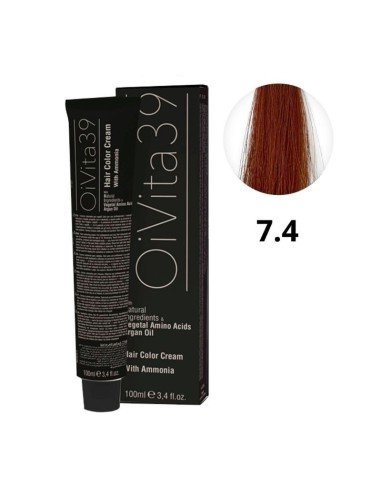 Oivita39 Nº 7.4 Rubio Cobre – Tinte Profesional 100 Ml