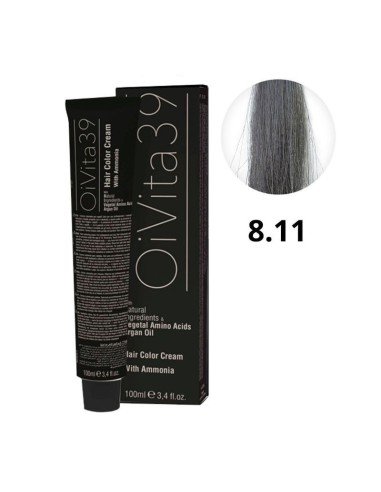 Oivita39 Nº 8.11 Rubio Claro Ceniza Intenso – Tinte Profesional 100 Ml