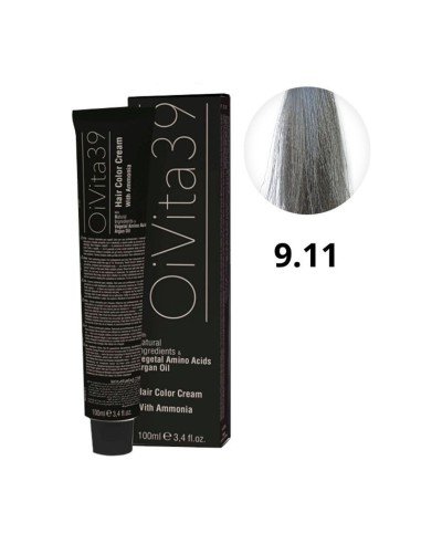 Oivita39 Nº 9.11 Rubio Clarísimo Ceniza Intenso – Tinte Profesional 100 Ml