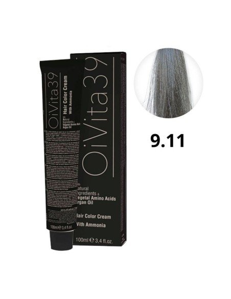 Oivita39 Nº 9.11 Rubio Clarísimo Ceniza Intenso – Tinte Profesional 100 Ml