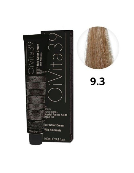 Oivita39 Nº 9.3 Rubio Clarísimo Dorado – Tinte Profesional 100 Ml