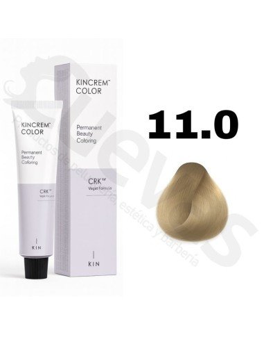 Kin Cosmetics Kincrem Color Vegan – 11.0 Rubio Clarísimo Natural – 100ml
