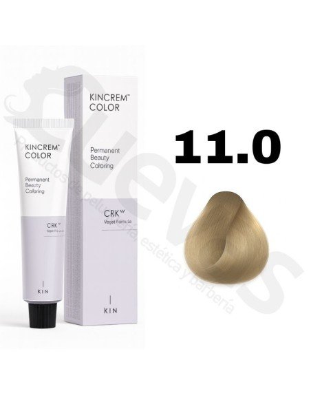 Kin Cosmetics Kincrem Color Vegan – 11.0 Rubio Clarísimo Natural – 100ml