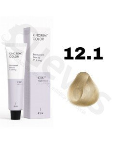 Kin Cosmetics Kincrem Color Vegan – 12.1 Rubio Extra Claro Ceniza – 100ml