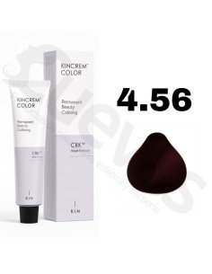 Kin Cosmetics Kincrem Color Vegan – 4.56 Castaño Medio Marrón Caoba – 100ml