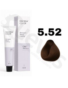Kin Cosmetics Kincrem Color Vegan – 5.52 Castaño Claro Marrón Irisado – 100ml