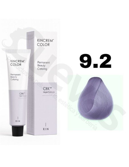 Kin Cosmetics Kincrem Color Vegan – 9.2 Rubio Muy Claro Irisado – 100ml