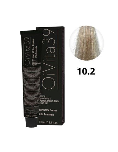 Oivita39 Nº 10.2 Rubio Platino Perlado – Tinte Profesional 100 Ml
