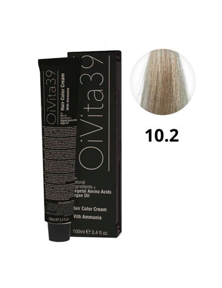 Oivita39 Nº 10.2 Rubio Platino Perlado – Tinte Profesional 100 Ml