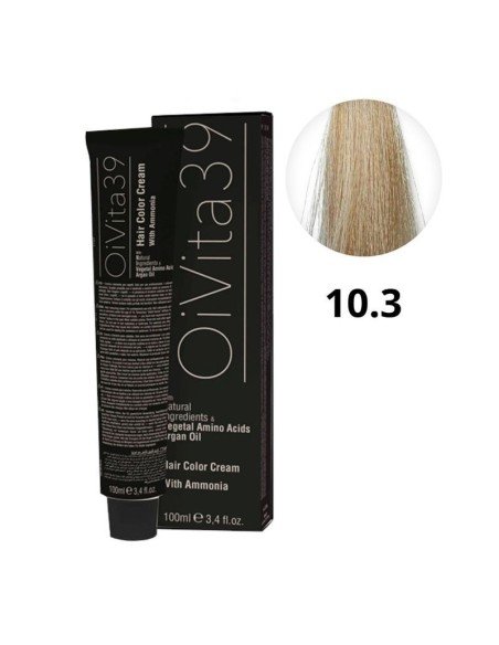 Oivita39 Nº 10.3 Rubio Platino Dorado – Tinte Profesional 100 Ml