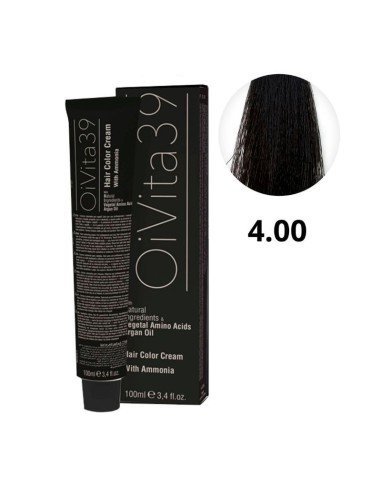Oivita39 Nº 4.00 Castaño Intenso – Tinte Profesional 100 Ml