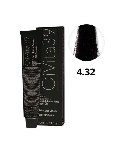 Oivita39 Nº 4.32 Castaño Marrón Dorado – Tinte Profesional 100 Ml