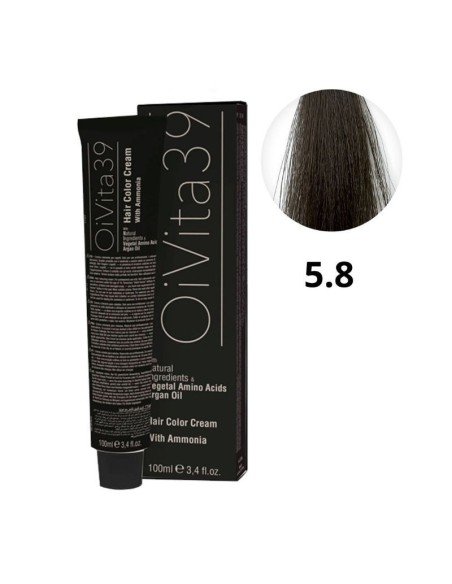 Oivita39 Nº 5.8 Castaño Claro Mate – Tinte Profesional 100 Ml