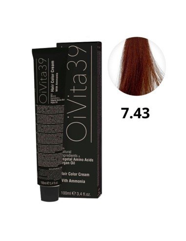 Oivita39 Nº 7.43 Rubio Cobre – Tinte Profesional 100 Ml