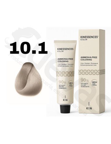 Kinessences Tinte Sin Amoniaco 10.1 Rubio Platino Ceniza 100 Ml